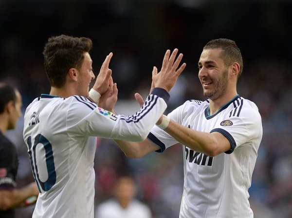 Ozil et Benzema au Real en 2013