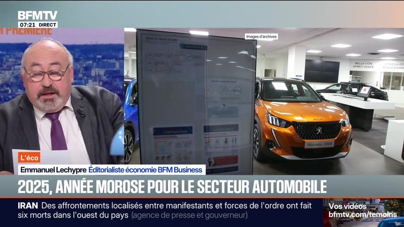 BFM éco : 2025, année morose pour le secteur automobile - 02/01