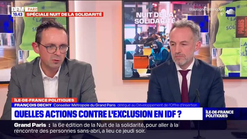 Emmanuel Grégoire, Luc Carvounas et François Dechy invités de Ile-de-France Politiques, spéciale nuit de la solidarité, revoir l’émission