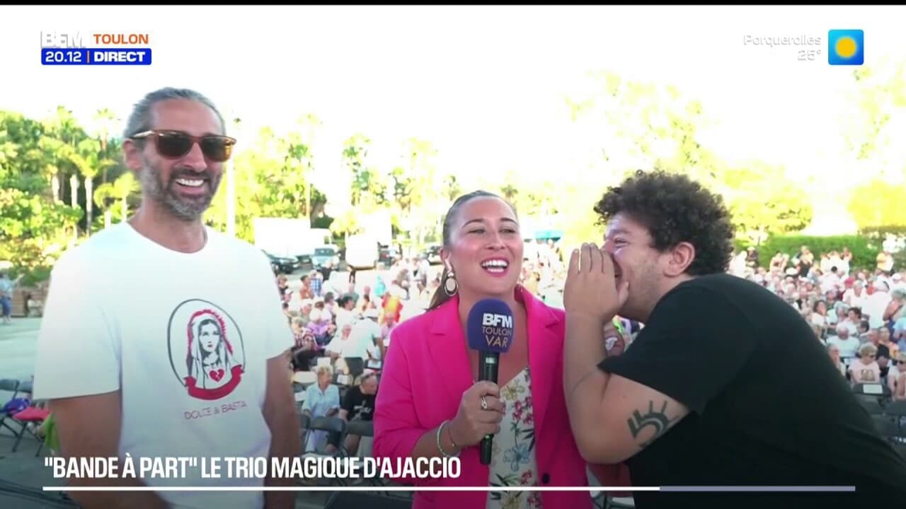 Tournée "ça c'est le Sud" à Sanary : "Bande à part" un trio magique