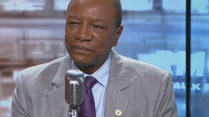Le président de la République de Guinée, ce mardi.