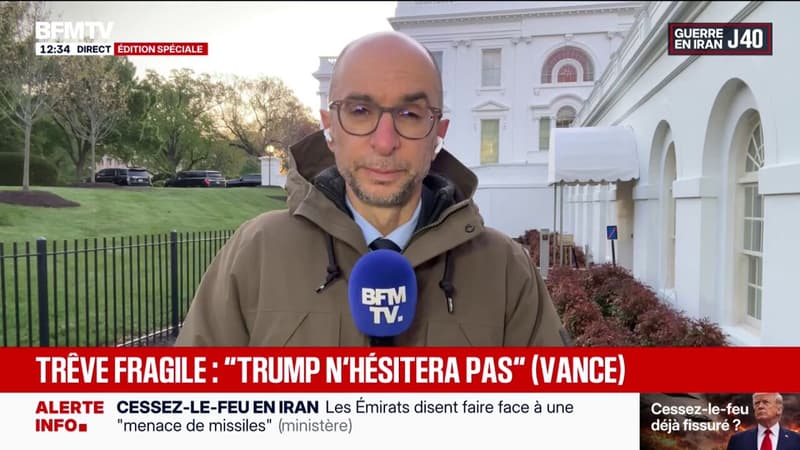 Trêve au Moyen-Orient: J.D. Vance prévient les Iraniens en cas de non-respect du cessez-le-feu