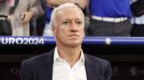 Didier Deschamps lors de France-Espagne le 9 juillet 2024