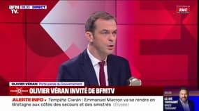 Tempête Ciarán: Olivier Véran indique que 523.000 foyers sont toujours privés d'électricité ce vendredi matin