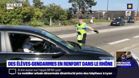 Confinement: des élèves-gendarmes en renfort dans le Rhône