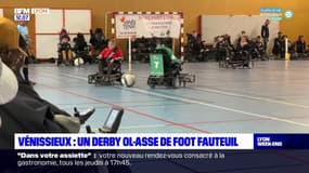 Vénissieux: un derby OL-ASSE de foot fauteuil
