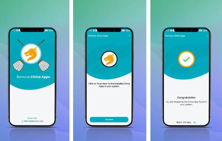 L'application bannie par Google. L'application bannie par Google.