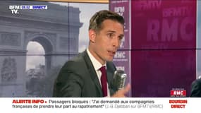 Le nouveau secrétaire d'Etat aux Transports Jean-Baptiste Djebbari était face à Jean-Jacques Bourdin