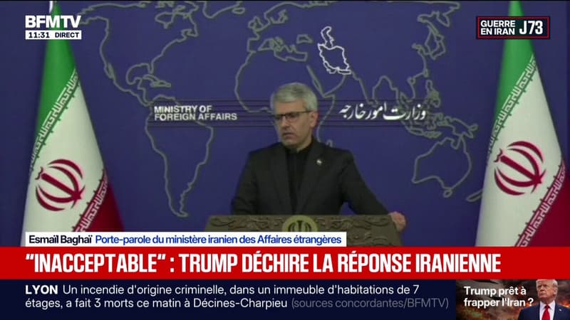 Le porte-parole du ministère iranien des Affaires étrangères réagit après le refus de Washington de la proposition de Téhéran
