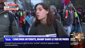 Éléonore Schmitt, syndicaliste étudiante (L'Alternative): "On va utiliser tous les moyens pour se mobiliser, pour bloquer le pays"