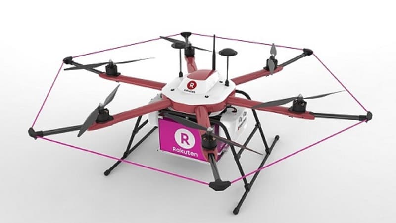 Le service de livraison par drones de Rakuten est baptisé Sora Raku.
