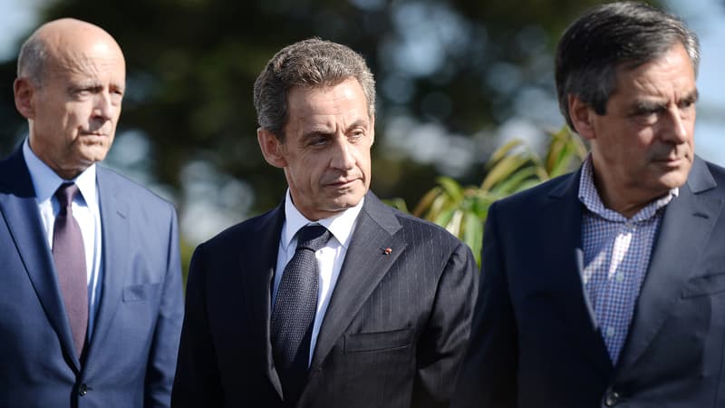 Alain Juppé, Nicolas Sarkozy et François Fillon s'affronteront en novembre prochain lors de la primaire de la droite.