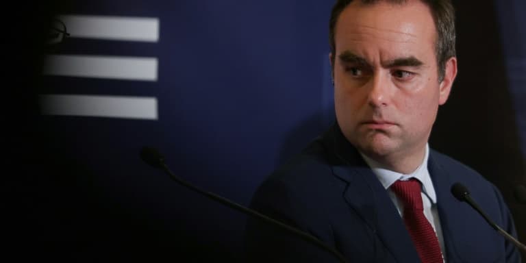 Le ministre des Armées Sébastien Lecornu, le 12 mars 2025 à Paris.