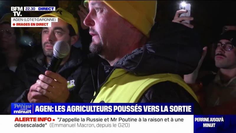 Les agriculteurs reclus dans la préfecture d'Agen ont été sortis par les forces de l'ordre