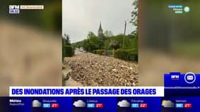 Normandie: des inondations après le passage des orages