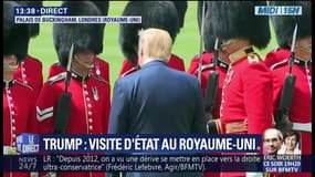 Première rupture de protocole pour Donald Trump, en visite officielle à Londres 