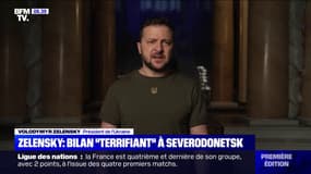 Guerre en Ukraine: Volodymyr Zelensky parle d'un bilan "terrifiant" dans le Donbass