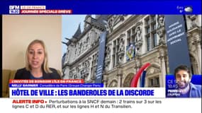 Banderoles sur l'Hôtel de Ville: "une double déception pour les parisiens" selon l'opposition