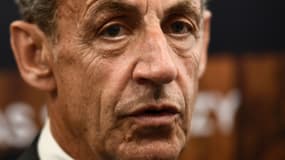 L'ancien président de la République Nicolas Sarkozy, à Arcachon, le 25 août 2023.