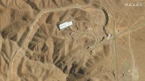 Une image satellite du site d'uranium Fordo en Iran le 12 février 2025.