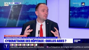 Cyberattaque des hôpitaux: Thomas Gassilloud, député "Agir Ensemble" du Rhône, évoque les aides possibles pour les entreprises touchées  