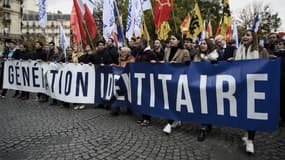 Des militants de Génération identitaire en novembre 2019