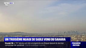 C'est la troisième fois en un mois qu'un nuage de sable venu du Sahara arrive sur l'Hexagone