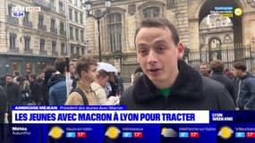Lyon: les Jeunes avec Macron ont tracté dans les rues de la ville
