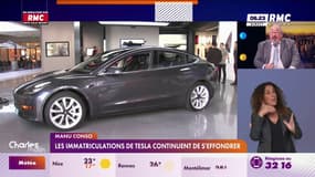 Les immatriculations de Tesla continuent de s'effondrer 