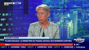 Elisabeth Borne, ministre du Travail, de l’Emploi et de l’Insertion était l'invitée de la matinale de BFM Business 