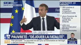 Emmanuel Macron: "On apprend des personnes pauvres. Ce sont elles qui ont la réponse. Ce que je vous dis, c'est ce qu'elles m'ont fait comprendre et que je ne comprenais pas"