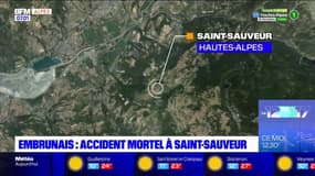 Hautes-Alpes: un accident mortel sur la route à Saint-Sauveur