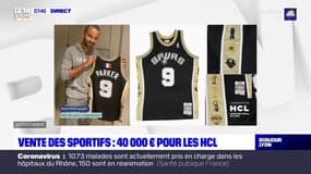 La vente aux enchères des sportifs au profit des HCL a permis de récolter 40.000 euros