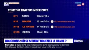 Embouteillages: quelle est la situation à Rouen et au Havre?