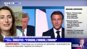 Marine Tondelier, secrétaire nationale d'EELV: "J'ai la sensation qu'on est dans un tournant de l'Histoire et dans un moment extrêmement grave de notre vie institutionnelle