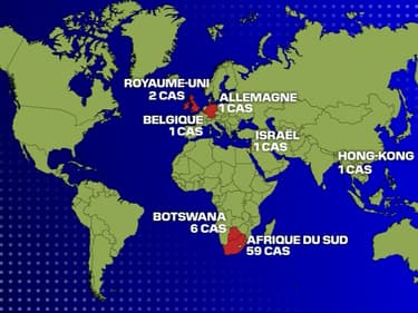 Plusieurs cas du variant Omicron ont été signalés à travers le monde