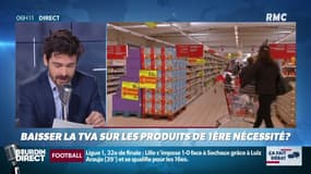 Faut-il baisser la TVA sur les produits de première nécessité? Ca fait débat sur RMC