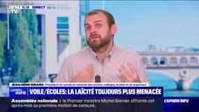 "Elle a simplement fait son travail": Jean-Rémi Girard (Snalc) réagit à l'agression d'une enseignante par une élève qui portait le voile