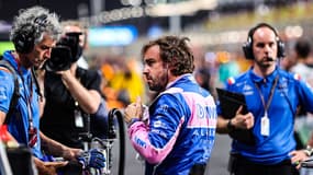 Fernando Alonso lors du GP de Miami, le 8 mai 2022.