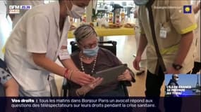 Yvelines: dons de tablettes pour les Ehpad