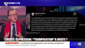 LE CHOIX DE CHRISTOPHE - Liberté d'expression: une "trumpisation" à droite?