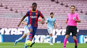 Ilaix Moriba sous le maillot du Barça