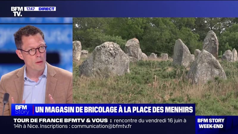 Menhirs détruits à Carnac: 