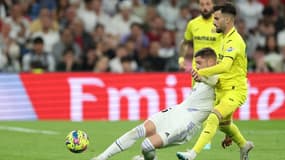 Federico Valverde et Alex Baena lors de Real Madrid-Villarreal (2-3), le 8 avril 2023
