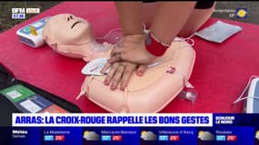 Arras: la Croix-Rouge rappelle les gestes de premier secours