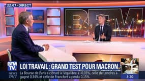 Loi travail: un grand test pour Emmanuel Macron