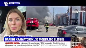 Attaque sur la gare de Kramatorsk en Ukraine: "Les soldats russes n'ont pas de limite dans la violence", réagit cette députée ukrainienne