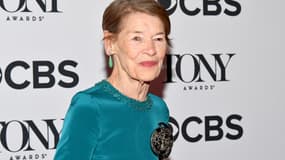 L'actrice britannique Glenda Jackson lors des Tony Awards en 2018.