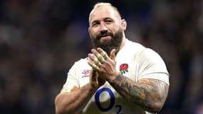 Joe Marler avec l'équipe d'Angleterre de rugby, le 16 mars 2024