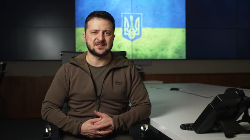 Les premières heures de la guerre en Ukraine racontées par Volodymyr Zelensky